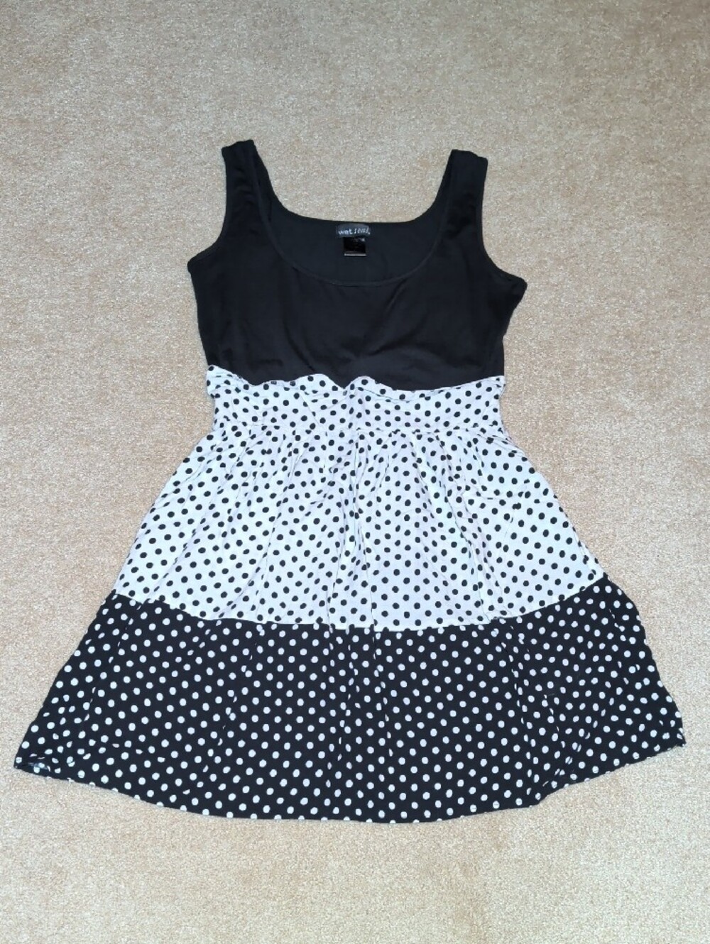 Wet Seal Black & White Dress